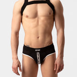 Barcode Berlin Mesh Brief Sicile Black White