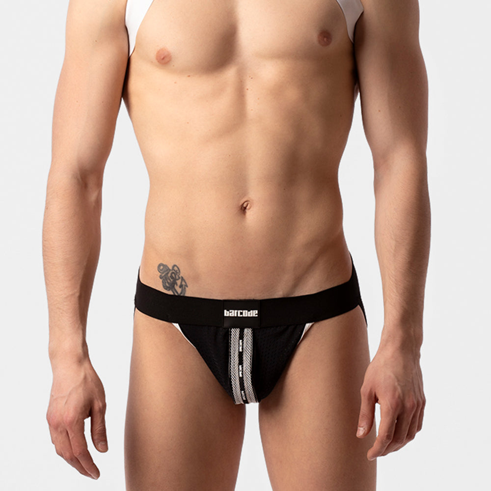 Barcode Berlin Mesh Jock Tel Black White