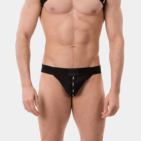 Barcode Berlin Mesh Jockstrap Tel Black