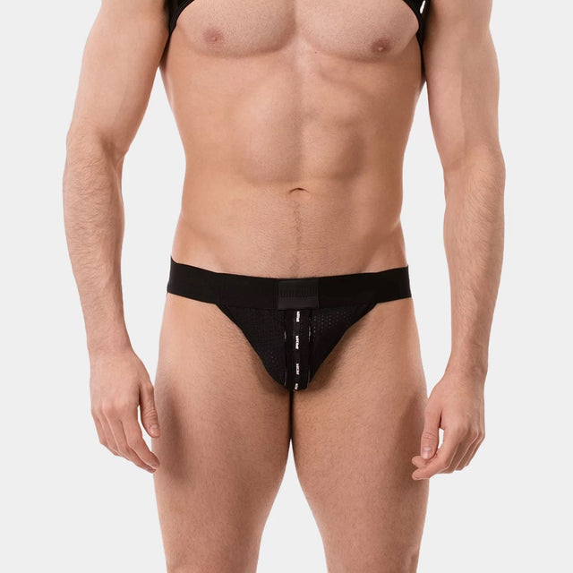 Barcode Berlin Mesh Jockstrap Tel Black