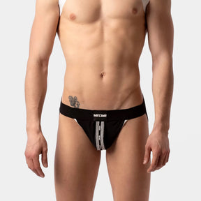 Barcode Berlin Mesh Jockstrap Tel Black White