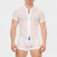 Barcode Berlin Mesh Union Suit Ruriko White