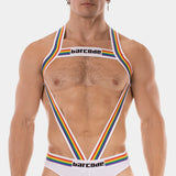 Barcode Berlin Pride Harness Ikem White