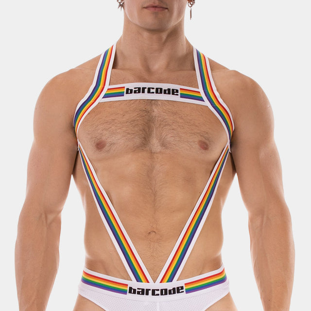 Barcode Berlin Pride Harness Ikem White