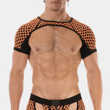 Barcode Berlin Shoulder Harness Ribo Neon Orange Black