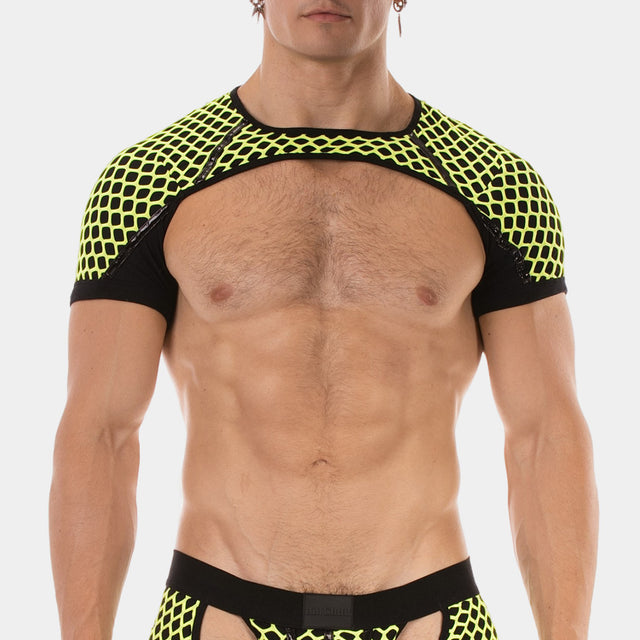 Barcode Berlin Shoulder Harness Ribo Neon Yellow Black