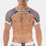 Barcode Berlin Shoulder Harness Ribo White Black
