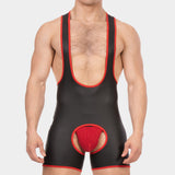 Barcode Berlin Singlet Kam Black Red