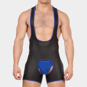 Barcode Berlin Singlet Kam Black Royal