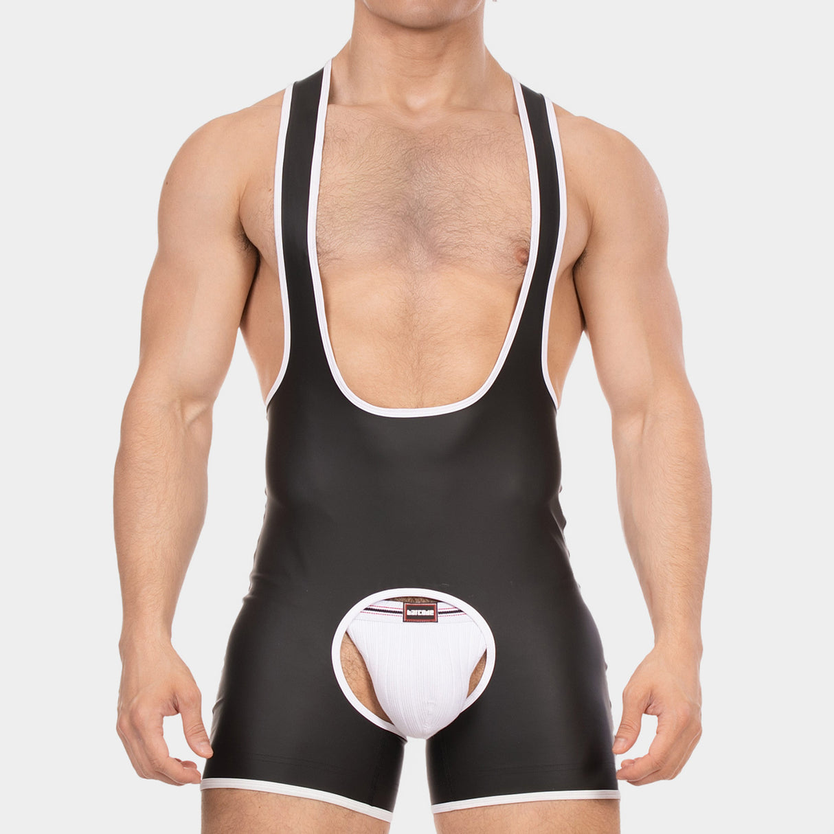 Barcode Berlin Singlet Kam Black White
