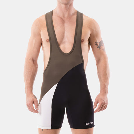 Barcode Berlin Singlet Luckenwalde Dark Army White Black