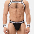 Barcode Berlin Suspender BOTTOM Black White