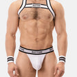 Barcode Berlin Suspender BOTTOM White Black