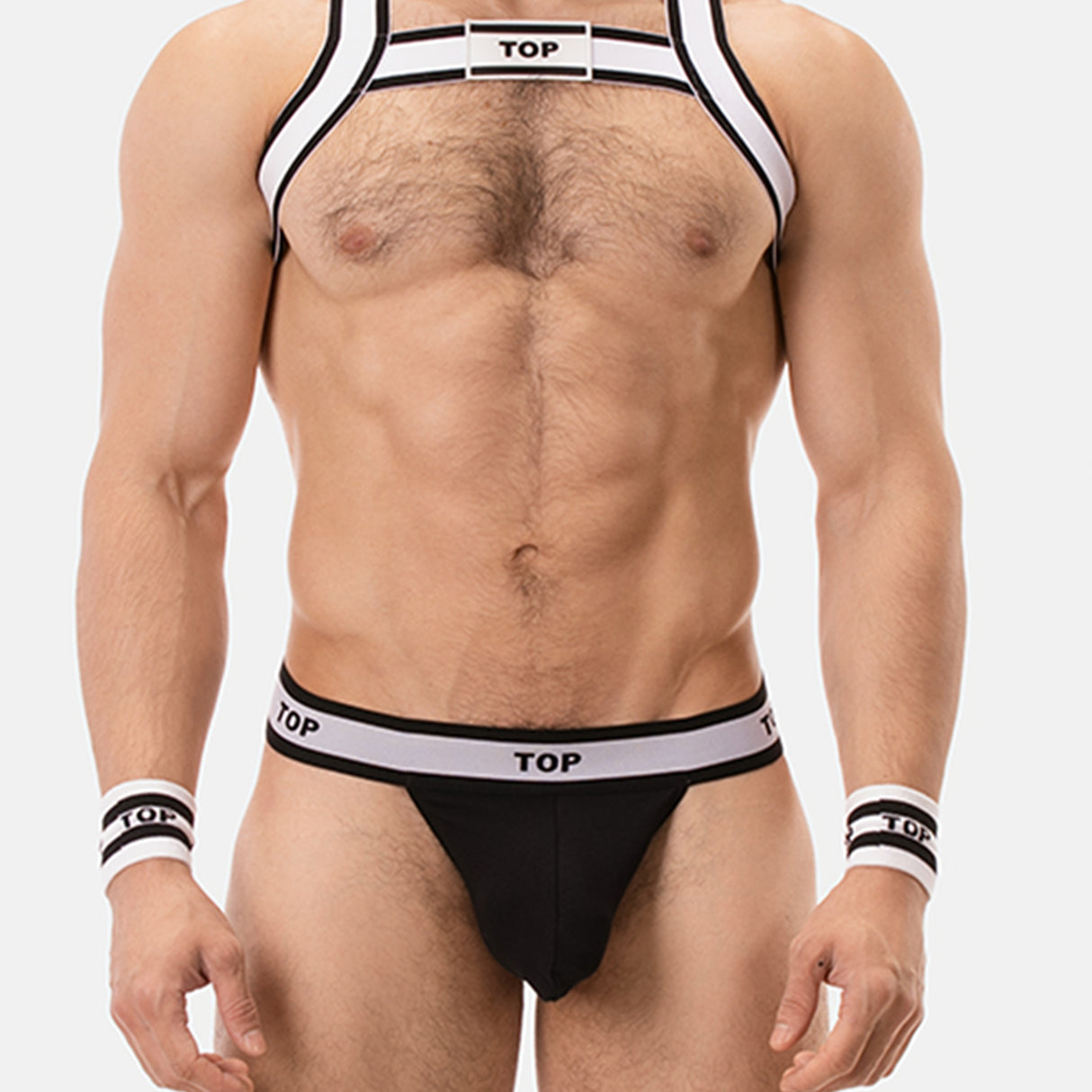 Barcode Berlin Suspender TOP Black White