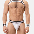 Barcode Berlin Suspender TOP White Black