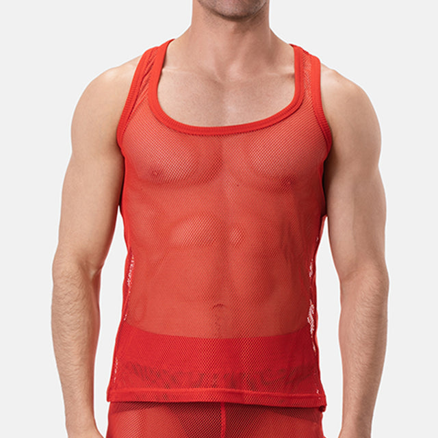Barcode Berlin Tank Top Kenan Red