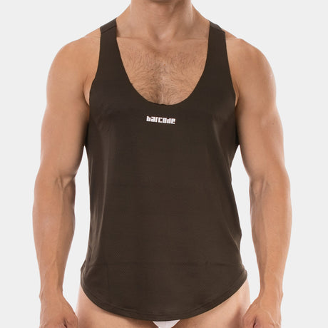 Barcode Berlin Tank Top Siler Olive