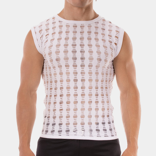 Barcode Berlin Tank Top Vinny White