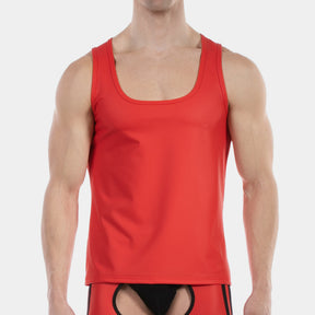 Barcode Berlin Tank Top Zan Red