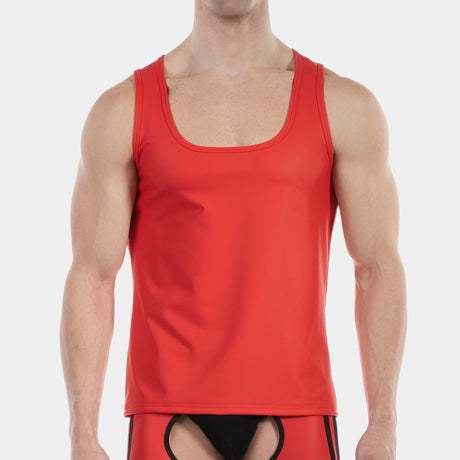 Barcode Berlin Tank Top Zan Red