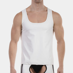 Barcode Berlin Tank Top Zan White