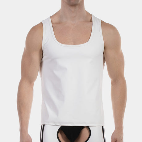 Barcode Berlin Tank Top Zan White