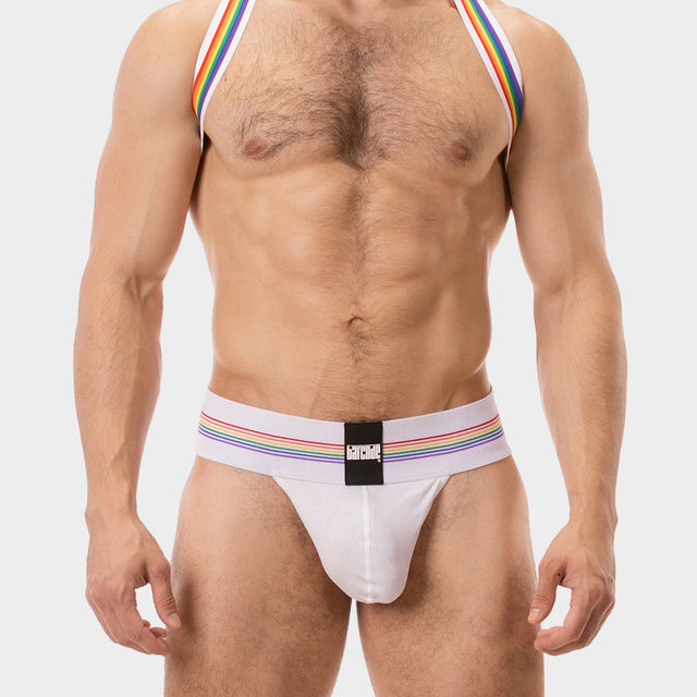Barcode Berlin Thong Proud Boy White