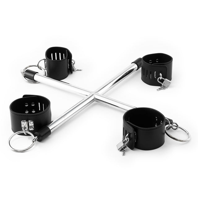 Basixx 4 Way Bondage Restraint Bar + Cuffs