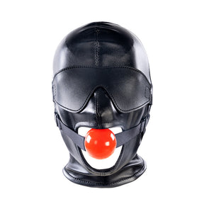 Basixxx Hood with Blindfold and Mouth Gag