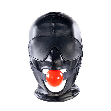 Basixxx Hood with Blindfold and Mouth Gag