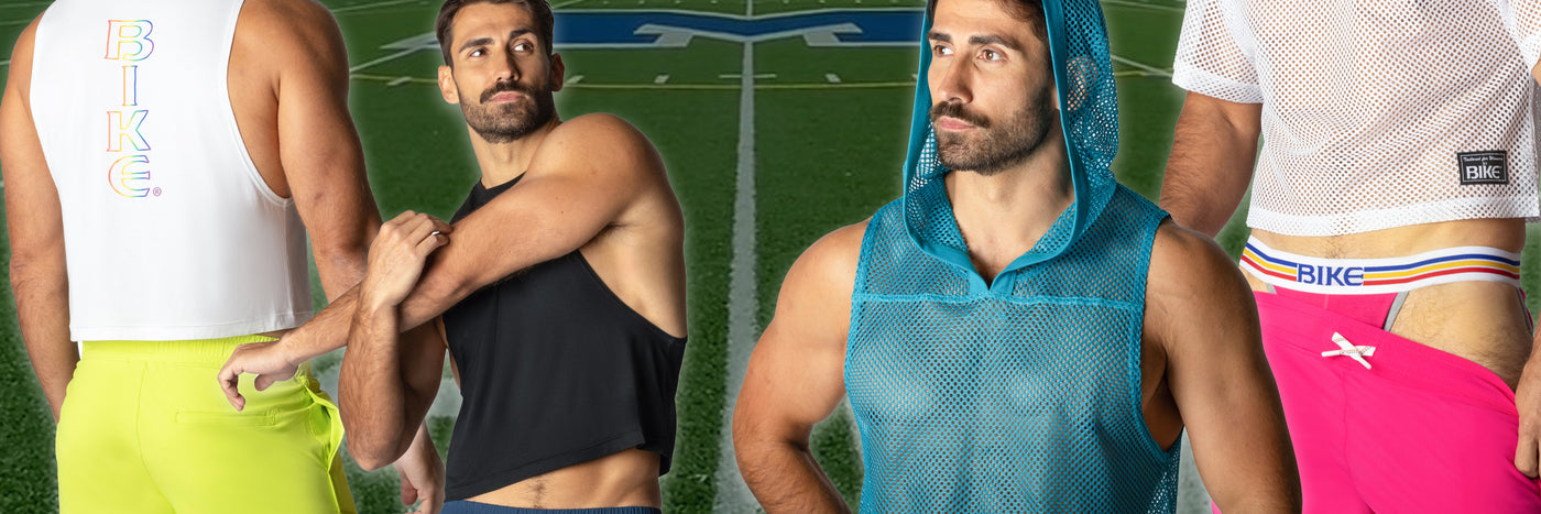BIKE Athletic New Products Crop Tops, Jerseys Underwear Jockstraps