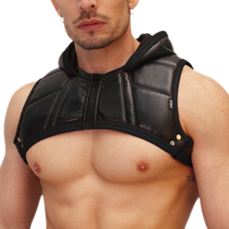 ROK Biker SWAT Crop Hoody Black