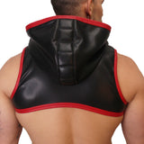 ROK Biker SWAT Crop Hoody Black Red