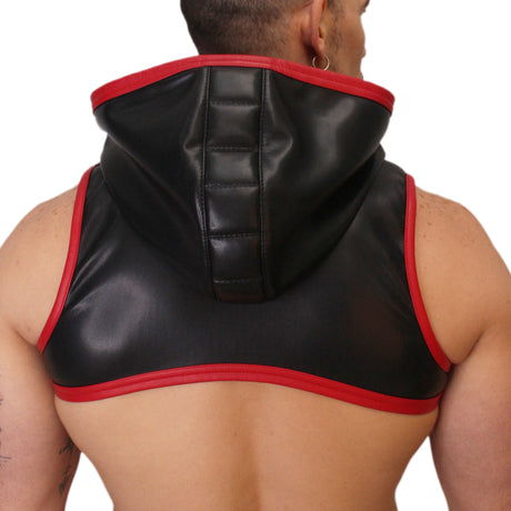 ROK Biker SWAT Crop Hoody Black Red