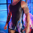 Breedwell Sweat and Sin Singlet Blue