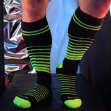 Breedwell After Dark Socks Neon Green