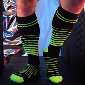 Breedwell After Dark Socks Neon Green