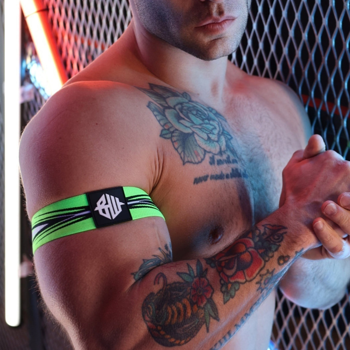 Breedwell Circuit Breaker Armbands Neon Green