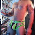 Breedwell Circuit Breaker Jockstrap Neon Green