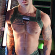 Breedwell Cumdump Bulldog Harness Army Green