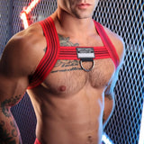 Breedwell Cumdump Bulldog Harness Red