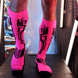 Breedwell Cyber Socks Neon Pink