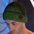 Breedwell Darkroom Rib Beanie Neon Green