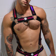 Breedwell Illuminator Body Harness Neon Pink