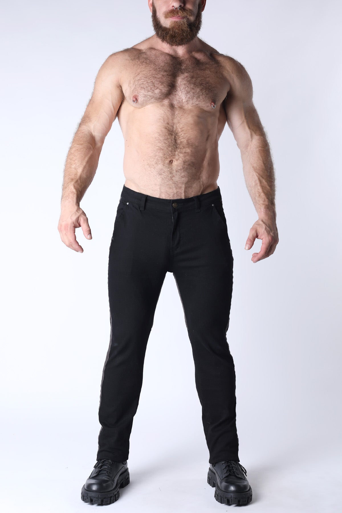 Cellblock 13 Brigade Twill Saddle Zipper Pants Black