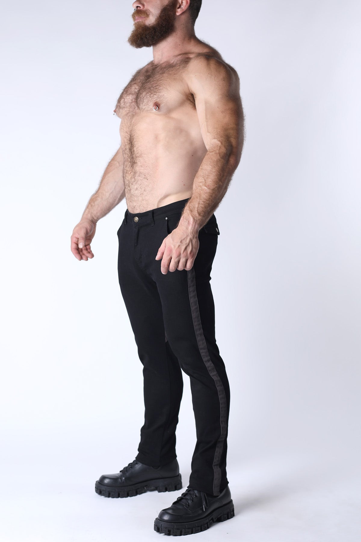 Cellblock 13 Brigade Twill Saddle Zipper Pants Black