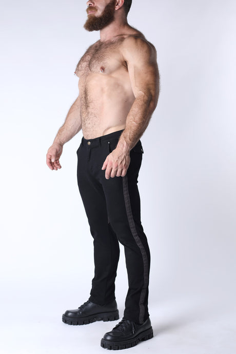 Cellblock 13 Brigade Twill Saddle Zipper Pants Black