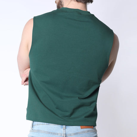 Cellblock 13 CB13 Lifting Club Cropped Tank Green
