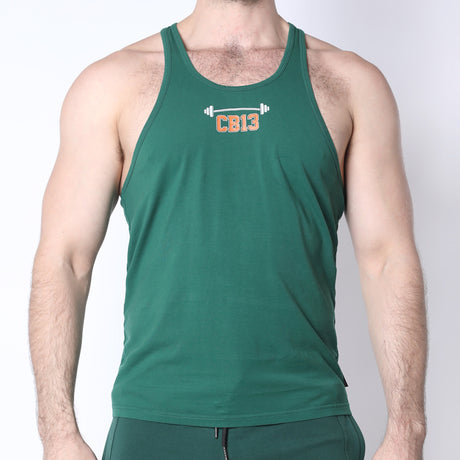 Cellblock 13 CB13 Lifting Club Muscle Tank Green