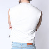 Cellblock 13 CB13 Sport Cropped Muscle Tank Top Grey